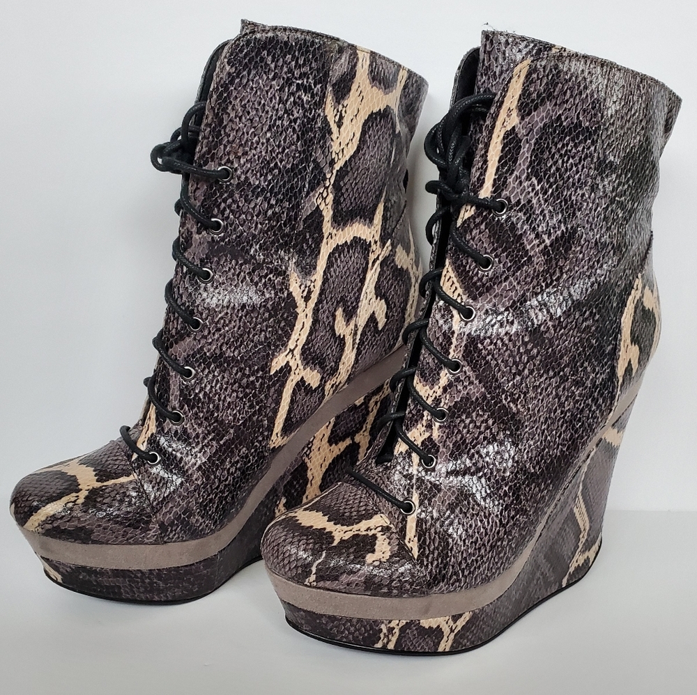Snake Print Platforms - image 1